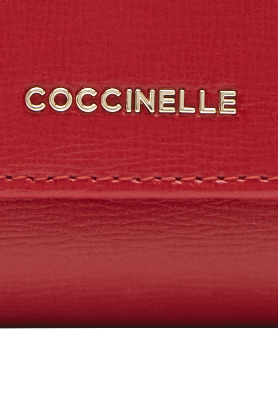 Женский Coccinelle Кошелек из натуральной кожи с металлическим логотипом (цвет ), артикул E2IW0111001 | Фото 3