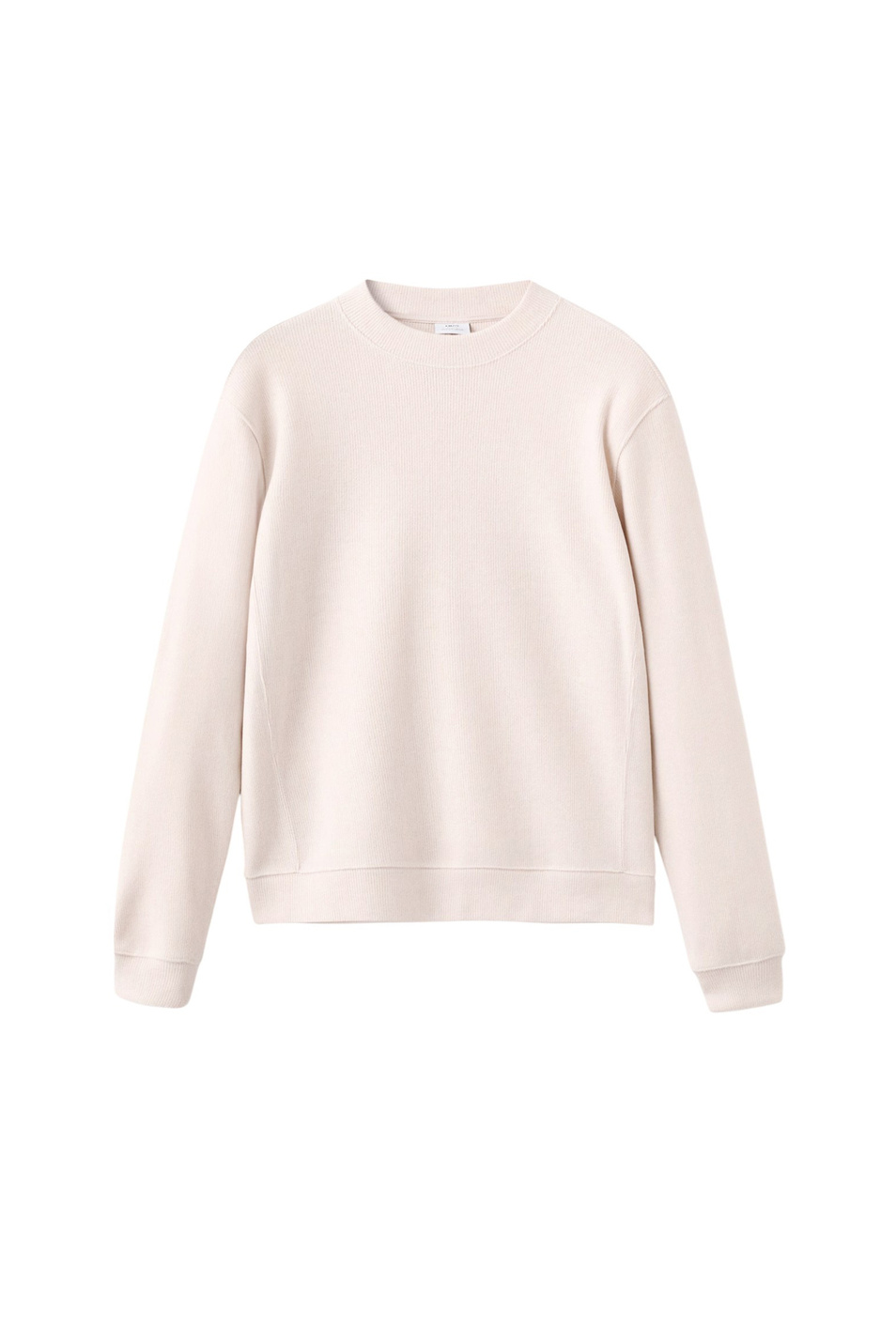 Свитшот BESALU прямого кроя|Основной цвет:Кремовый Мужской Mango Man Свитшот BESALU прямого кроя (цвет ), артикул 17007902 | Фото 1