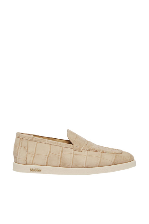 Лоферы SOFTLOAFER из натуральной кожи|Основной цвет:Бежевый Женский Max Mara Лоферы SOFTLOAFER из натуральной кожи (цвет ), артикул 2414521231 | Фото 1