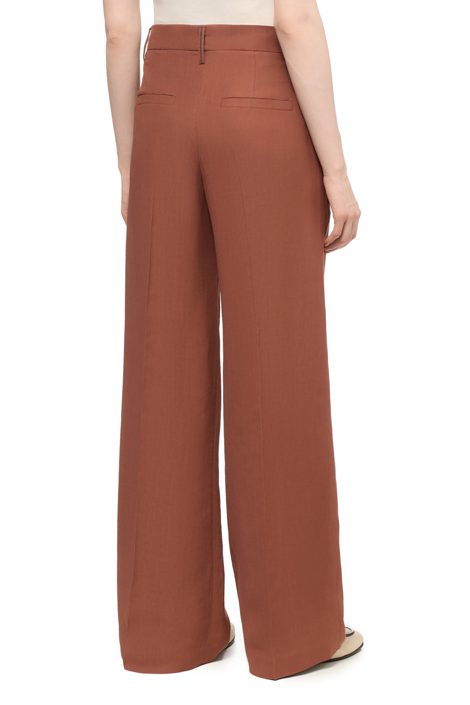 Женский Brunello Cucinelli Брюки однотонные (цвет ), артикул MH126P8884 | Фото 5