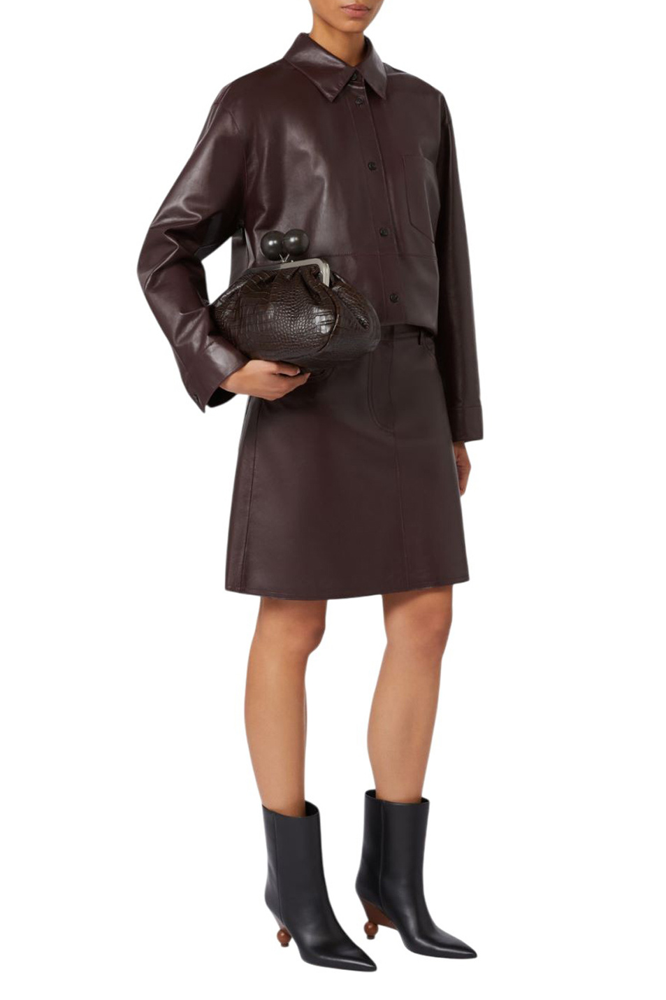 Сумка Pasticcino из натуральной кожи|Основной цвет:Коричневый Женский Weekend Max Mara Сумка Pasticcino из натуральной кожи (цвет ), артикул 2615511194 | Фото 5