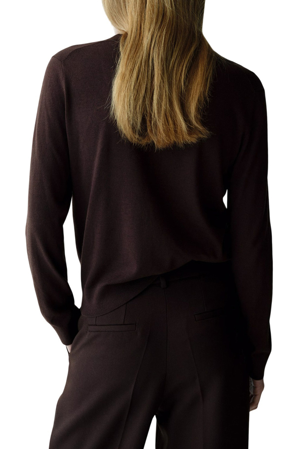 Женский Mango Пуловер LUCCAV с V-образным вырезом (цвет ), артикул 27931276 | Фото 4