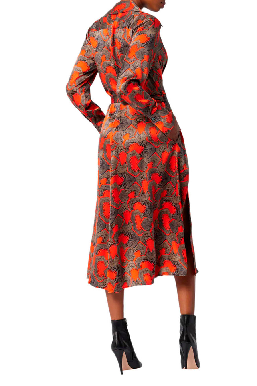 Женский Equipment Платье MORGON из чистого шелка с принтом (цвет ), артикул D0015A09294 | Фото 5
