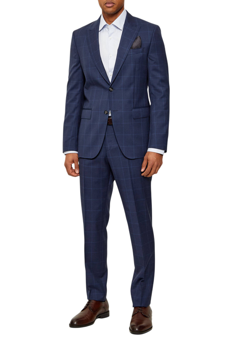 Мужской BOSS Костюм H-Huge из шерсти (цвет ), артикул 50561820 | Фото 2