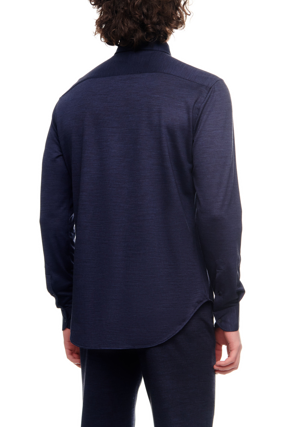 Мужской Emporio Armani Рубашка из шерсти и лиоцелла (цвет ), артикул D41CM2-D1C14 | Фото 4