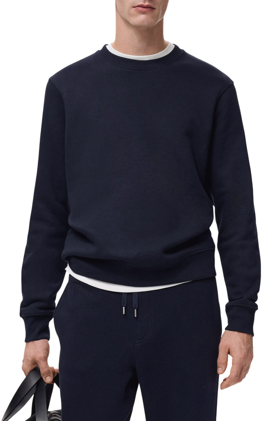 Мужской Mango Man Свитшот NOLA из смесового хлопка (цвет ), артикул 27021266 | Фото 3