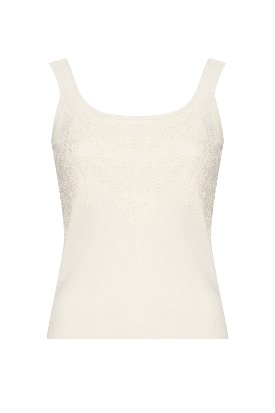 Женский ERMANNO SCERVINO Топ с кружевом (цвет ), артикул D465L327APYYS | Фото 1