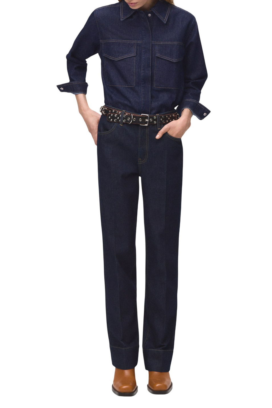 Женский Mango Рубашка джинсовая AYLIN (цвет ), артикул 27041237 | Фото 2