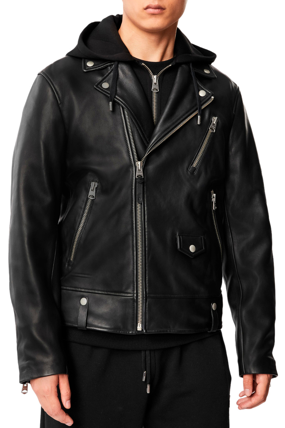 Мужской Mackage Куртка MAGNUS-CN из натуральной кожи со съемным капюшоном (цвет ), артикул P001772 | Фото 1