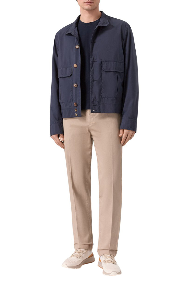 Мужской Corneliani Футболка из эластичного хлопка (цвет ), артикул 27G586-2725028 | Фото 3