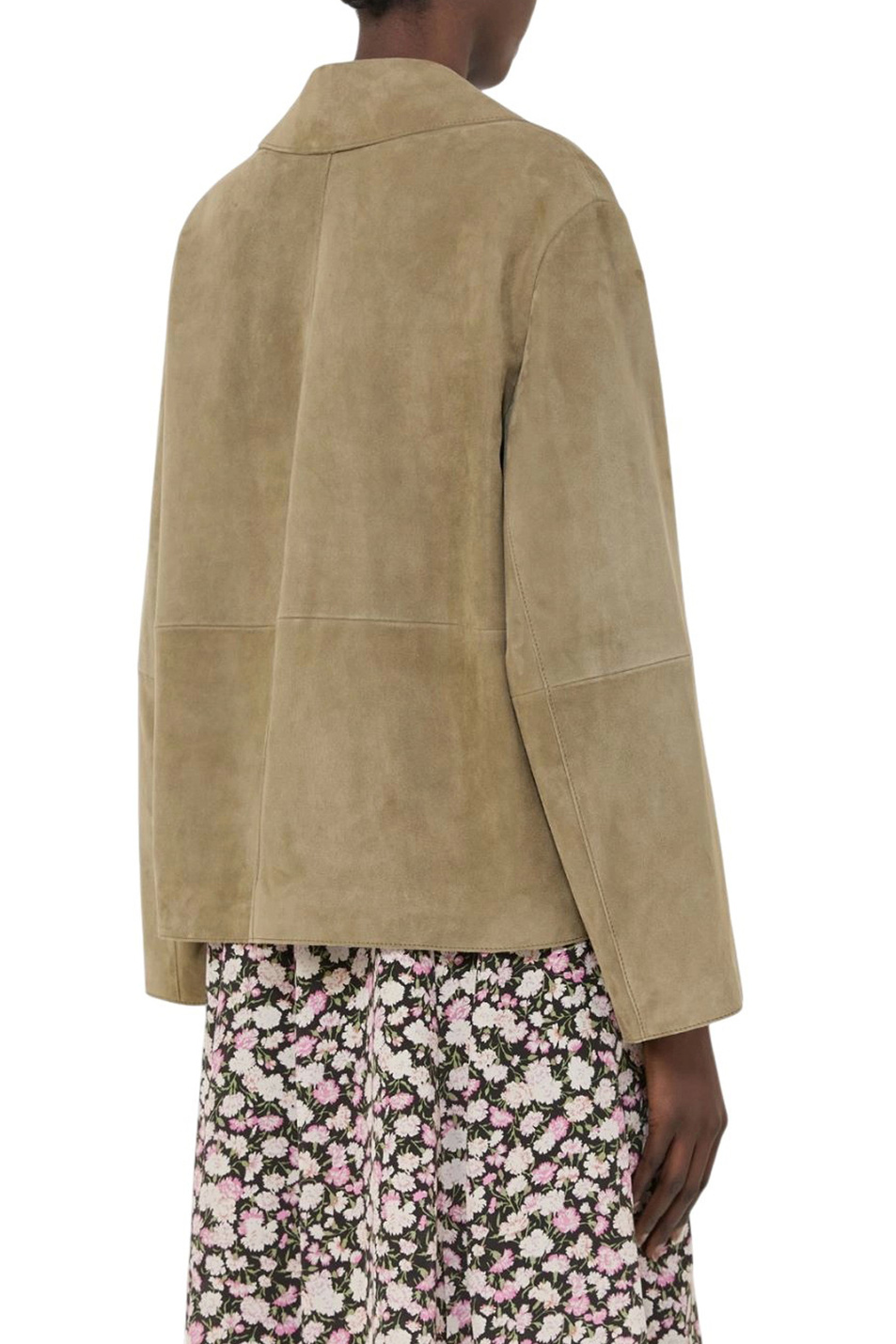 Куртка PALCHI из натуральной замши|Основной цвет:Хаки Женский Weekend Max Mara Куртка PALCHI из натуральной замши (цвет ), артикул 2615441021 | Фото 4