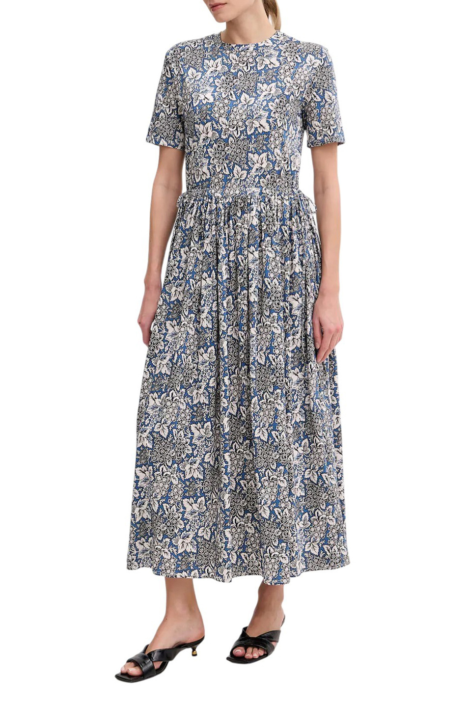 Женский Weekend Max Mara Платье FASCINO из хлопка с принтом (цвет ), артикул 2615621012 | Фото 3