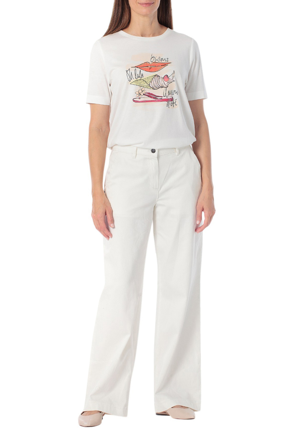 Женский Gerry Weber Футболка с принтом (цвет ), артикул N61725 | Фото 3