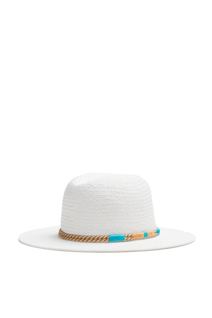 Соломенная шляпа|Основной цвет:Белый|Артикул:195191 | Фото 1