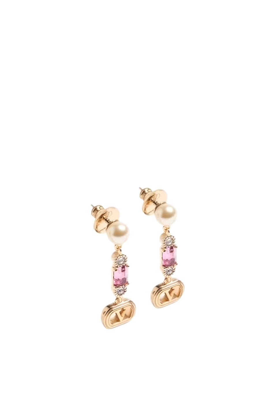 Серьги Ovalette с жемчугом и кристаллами Swarovski|Основной цвет:Золотой Женский Valentino Серьги Ovalette с жемчугом и кристаллами Swarovski (цвет ), артикул 9W2J0AI8QVS | Фото 2