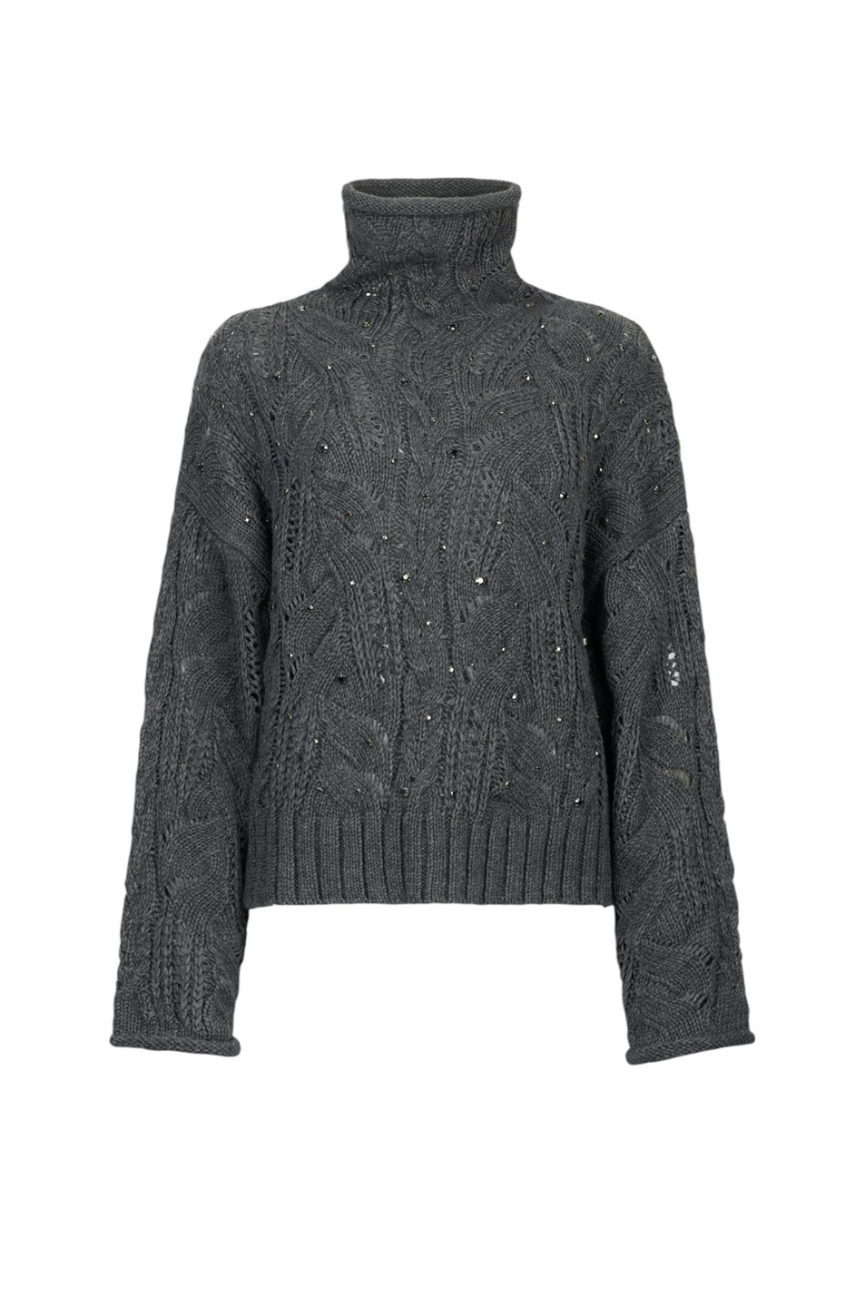 Женский Liu Jo Свитер со стразами (цвет ), артикул MF5451MA37R | Фото 1