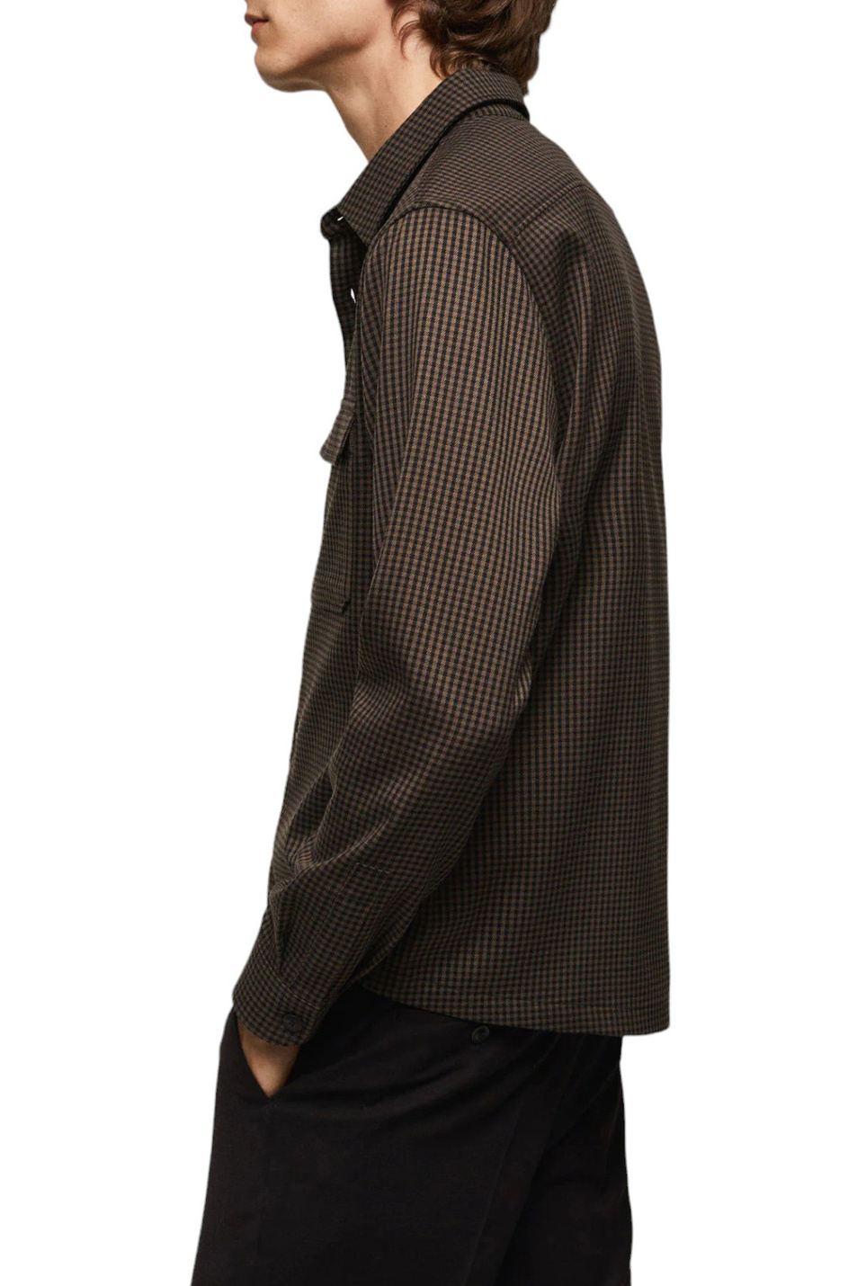 Мужской Mango Man Рубашка MAXIME стандартного кроя с карманами (цвет ), артикул 57005959 | Фото 4