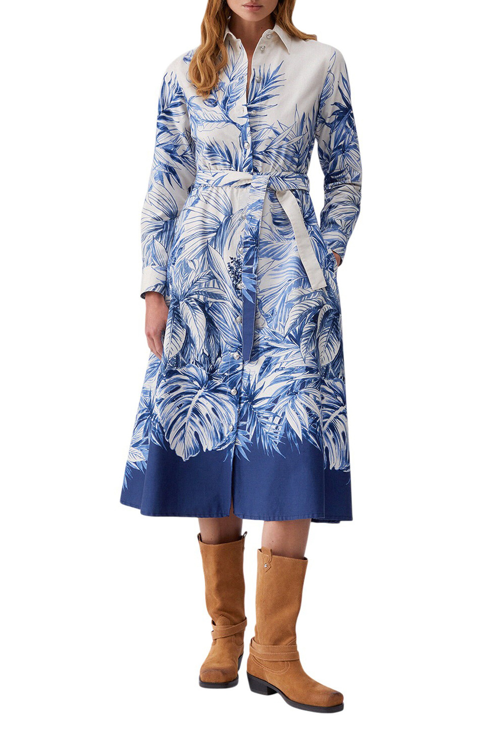 Женский Liu Jo Платье из натурального хлопка с принтом (цвет ), артикул UA6305T6299 | Фото 3