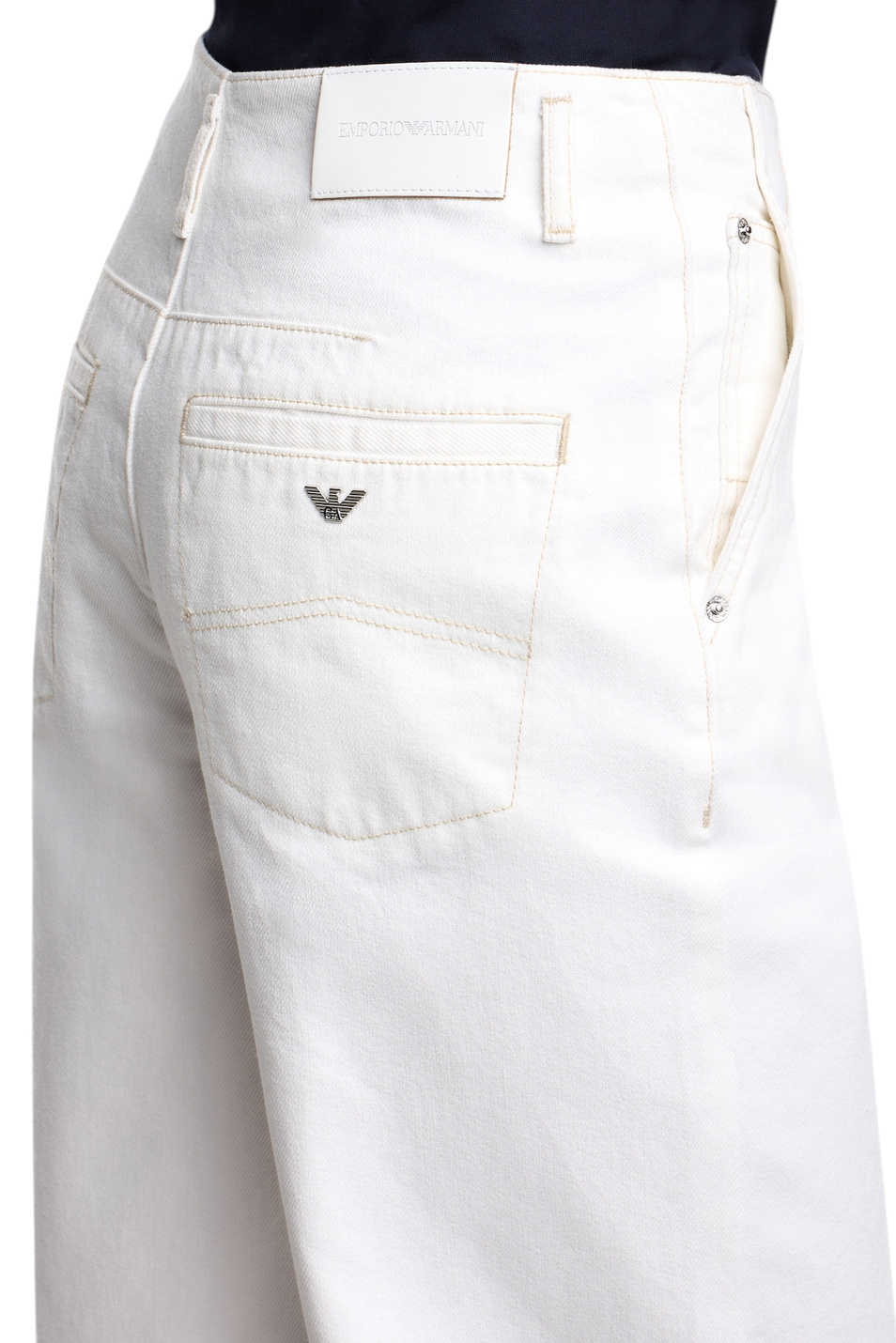 Женский Emporio Armani Джинсы из хлопка (цвет ), артикул EW003495-AF12426 | Фото 5