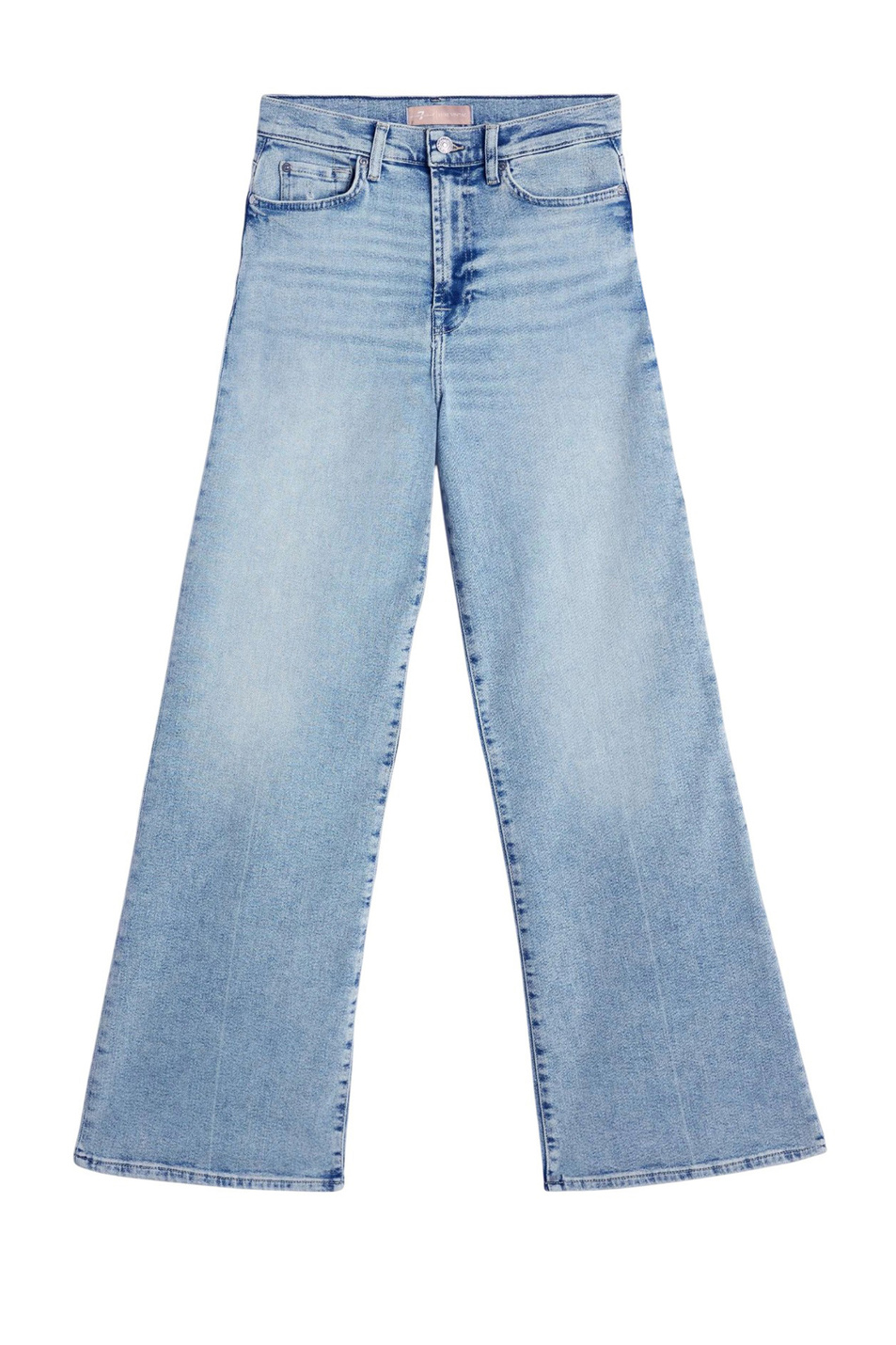 Джинсы из эластичного хлопка|Основной цвет:Голубой Женский 7 for all Mankind Джинсы из эластичного хлопка (цвет ), артикул 7U485120 | Фото 1