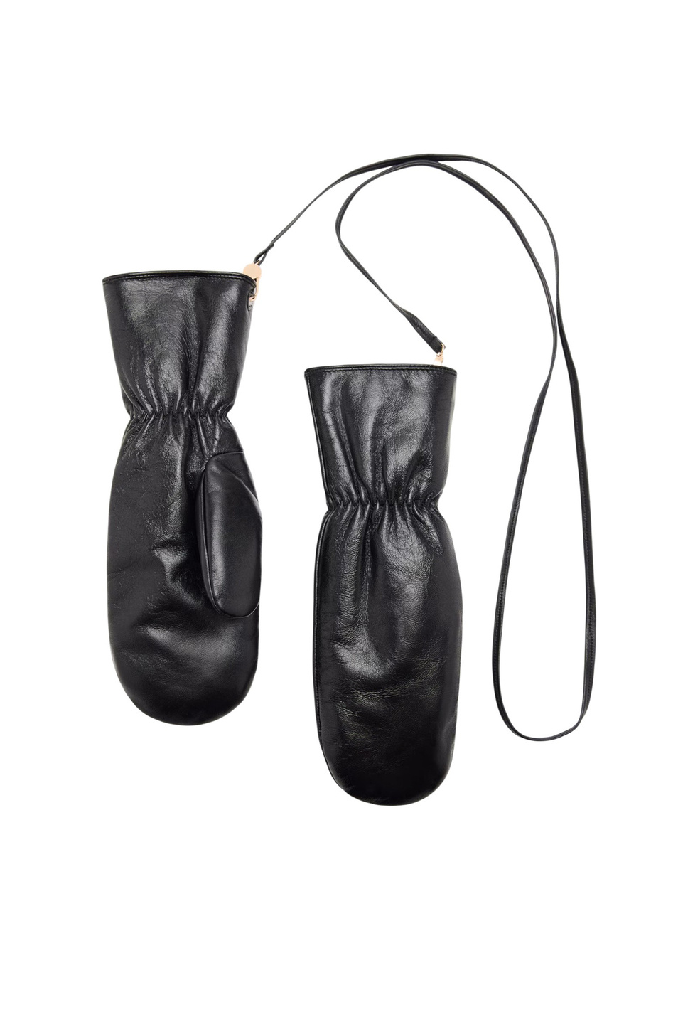 Женский Mango Варежки CARA из натуральной кожи (цвет ), артикул 27081225 | Фото 1