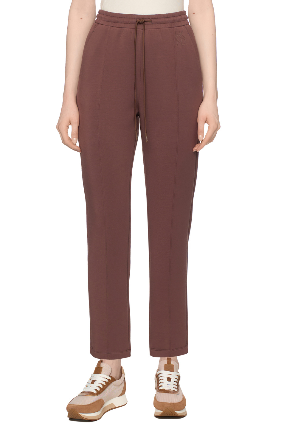 Женский Weekend Max Mara Брюки UTOPIA с эластичным поясом (цвет ), артикул 2615781011 | Фото 4