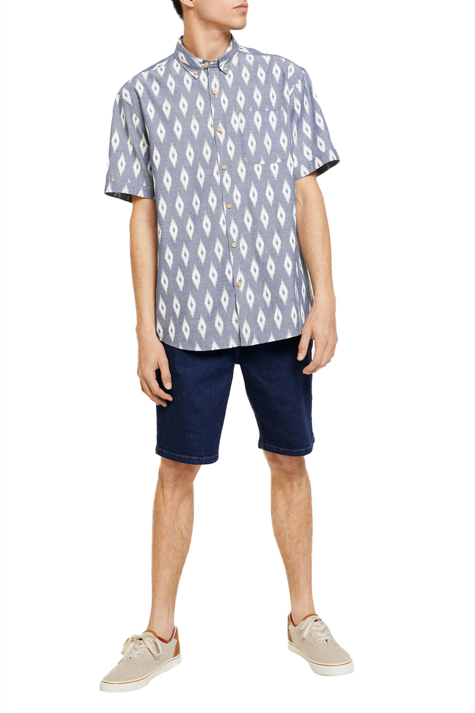 Springfield Рубашка прямого кроя с короткими рукавами (цвет ), артикул 0373851 | Фото 2