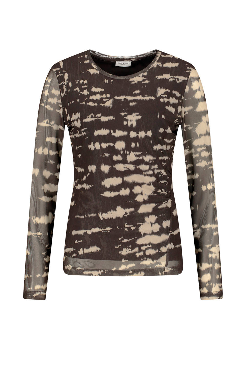 Женский Gerry Weber Джемпер с принтом и прозрачными рукавами (цвет ), артикул 870255-35026 | Фото 1