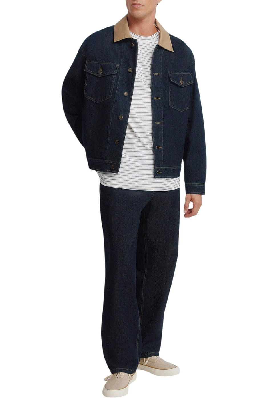 Мужской Springfield Футболка из хлопка (цвет ), артикул 7122314 | Фото 2