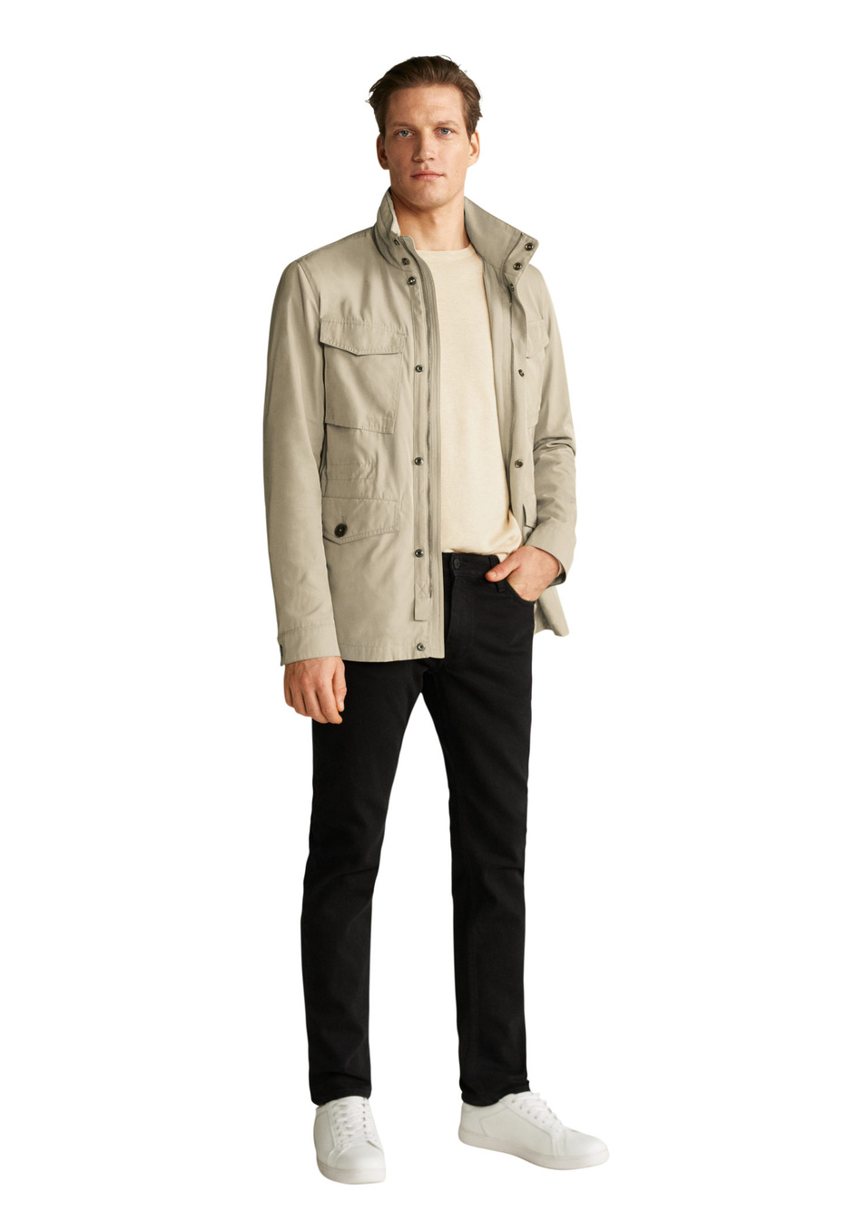 Куртка NINET|Основной цвет:Бежевый Мужской Mango Man Куртка NINET (цвет ), артикул 67074381 | Фото 10