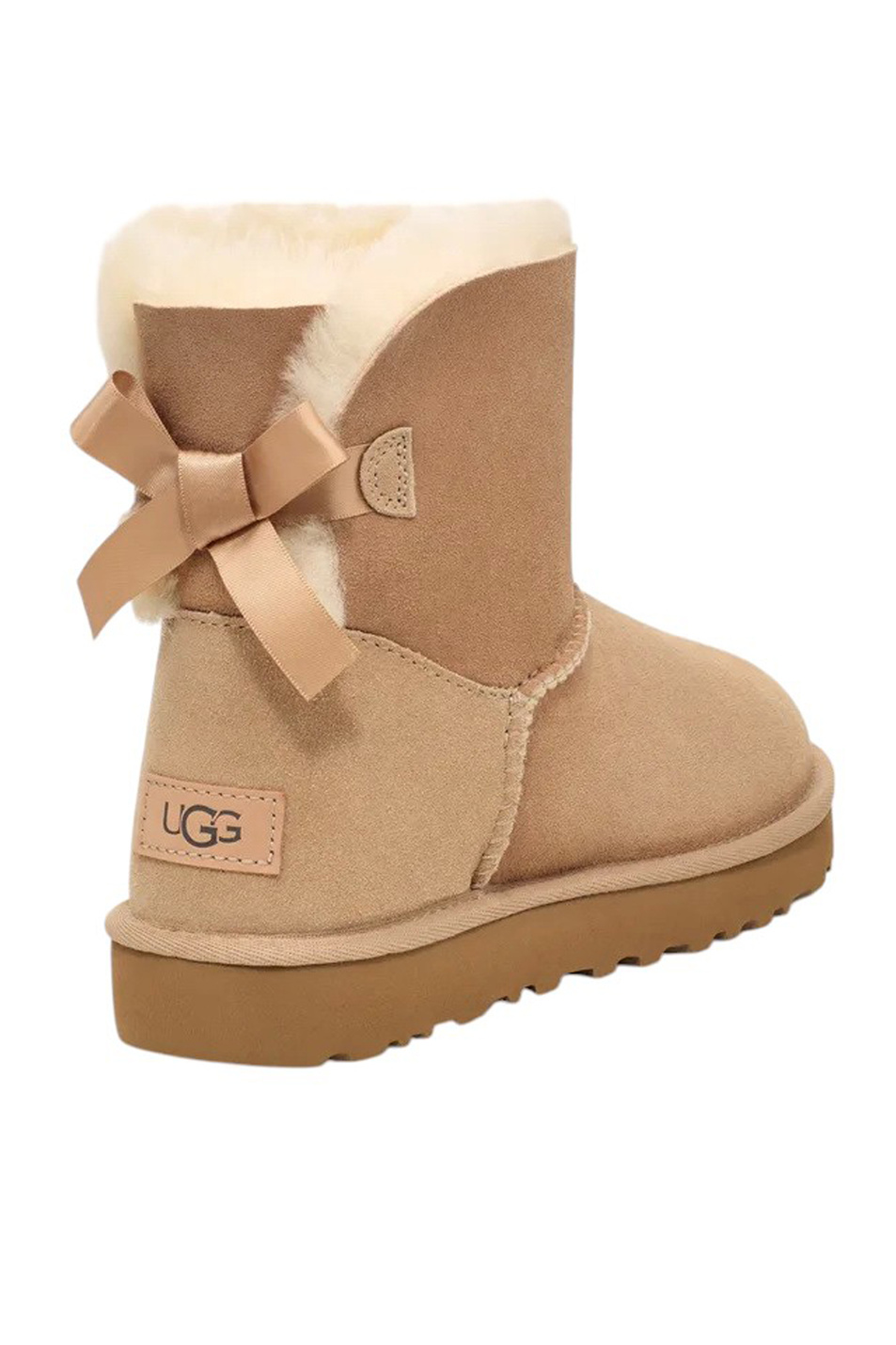 Женский UGG Угги Mini Bailey Bow из натуральной кожи (цвет ), артикул 1016501 | Фото 3