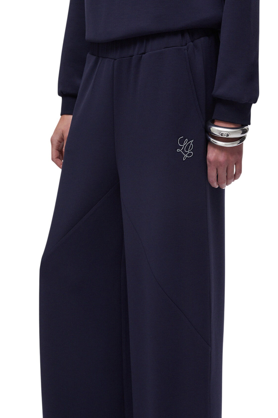 Женский Liu Jo Брюки-палаццо однотонные (цвет ), артикул TA6080JS869 | Фото 6