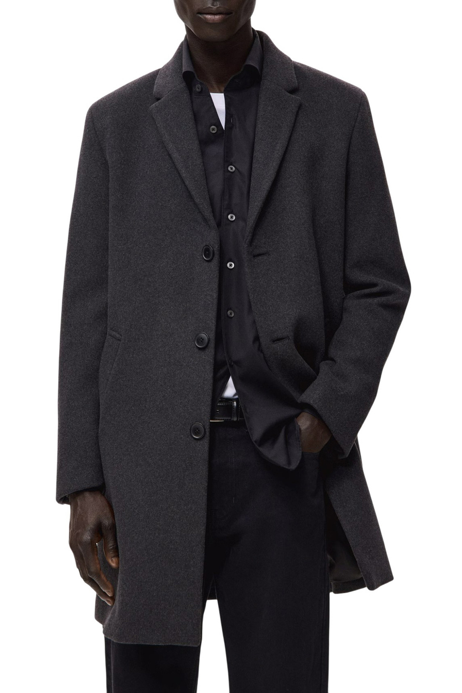 Мужской Mango Man Пальто URIEL со съемным внутренним воротником (цвет ), артикул 27941179 | Фото 4