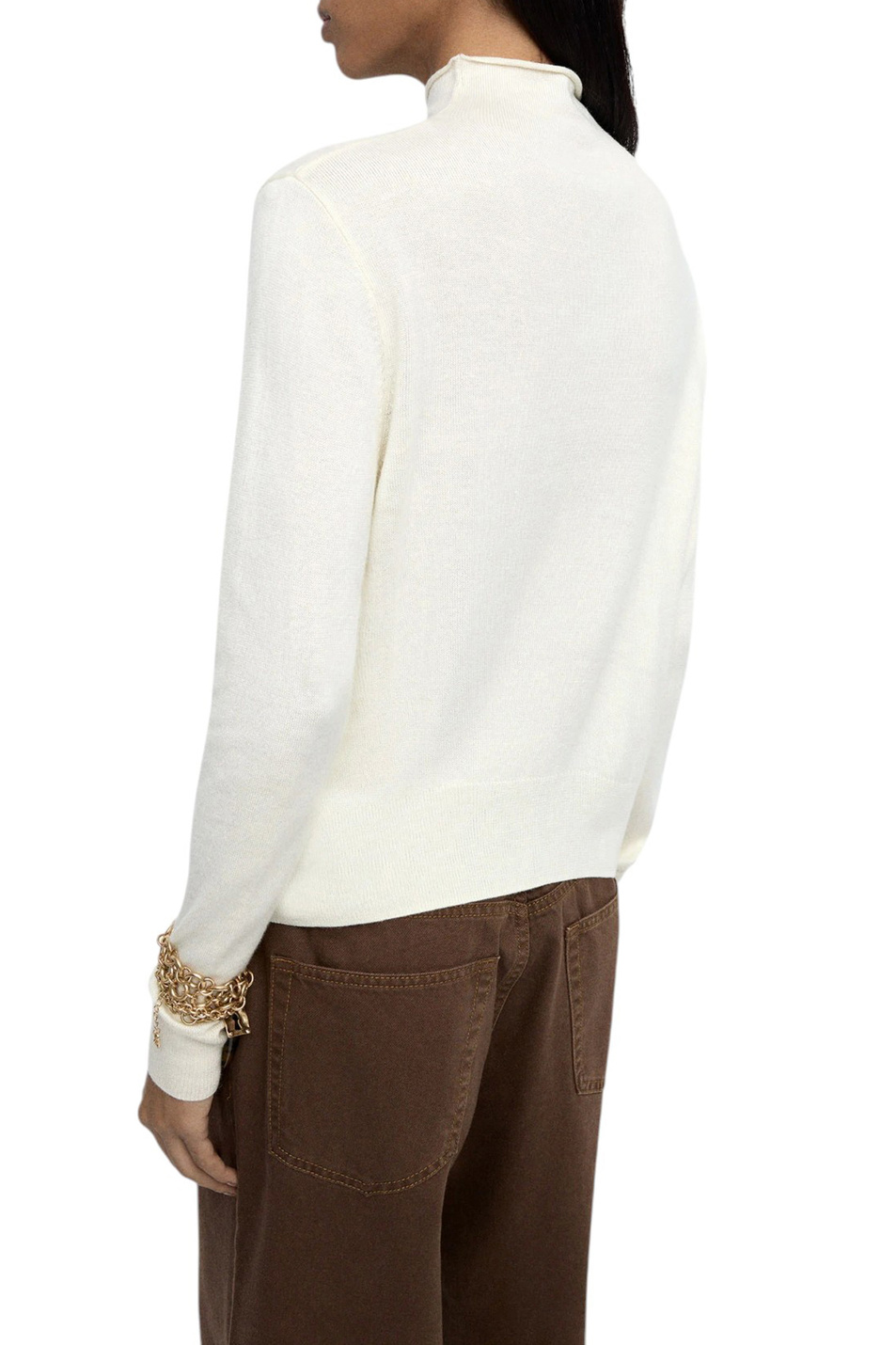 Кардиган с высоким воротником|Основной цвет:Белый Женский Parfois Кардиган с высоким воротником (цвет ), артикул 237951 | Фото 4