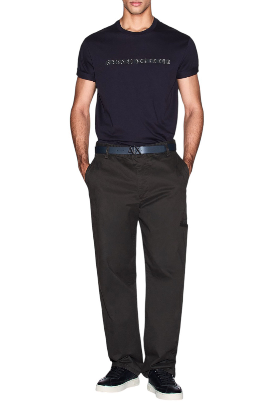 Мужской Armani Exchange Футболка с логотипом (цвет ), артикул XM001458-AF10364 | Фото 2