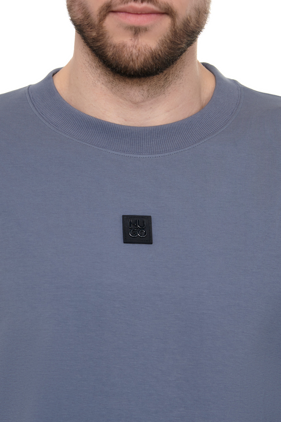 Мужской HUGO Свитшот из эластичного хлопка с логотипом (цвет ), артикул 50509270 | Фото 5