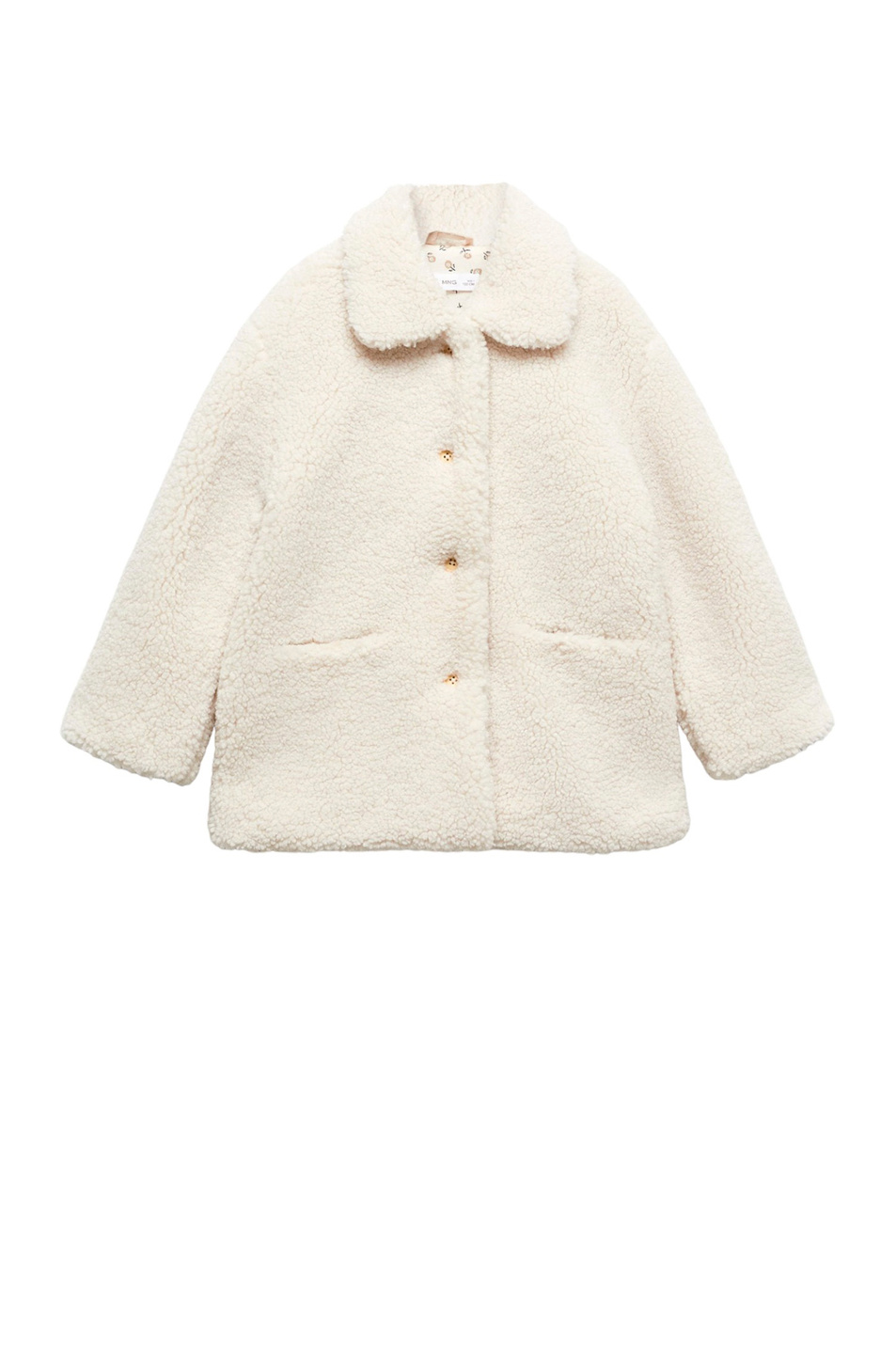 Девочкам Mango Kids Полупальто однотонное CERVINO (цвет ), артикул 57025965 | Фото 1