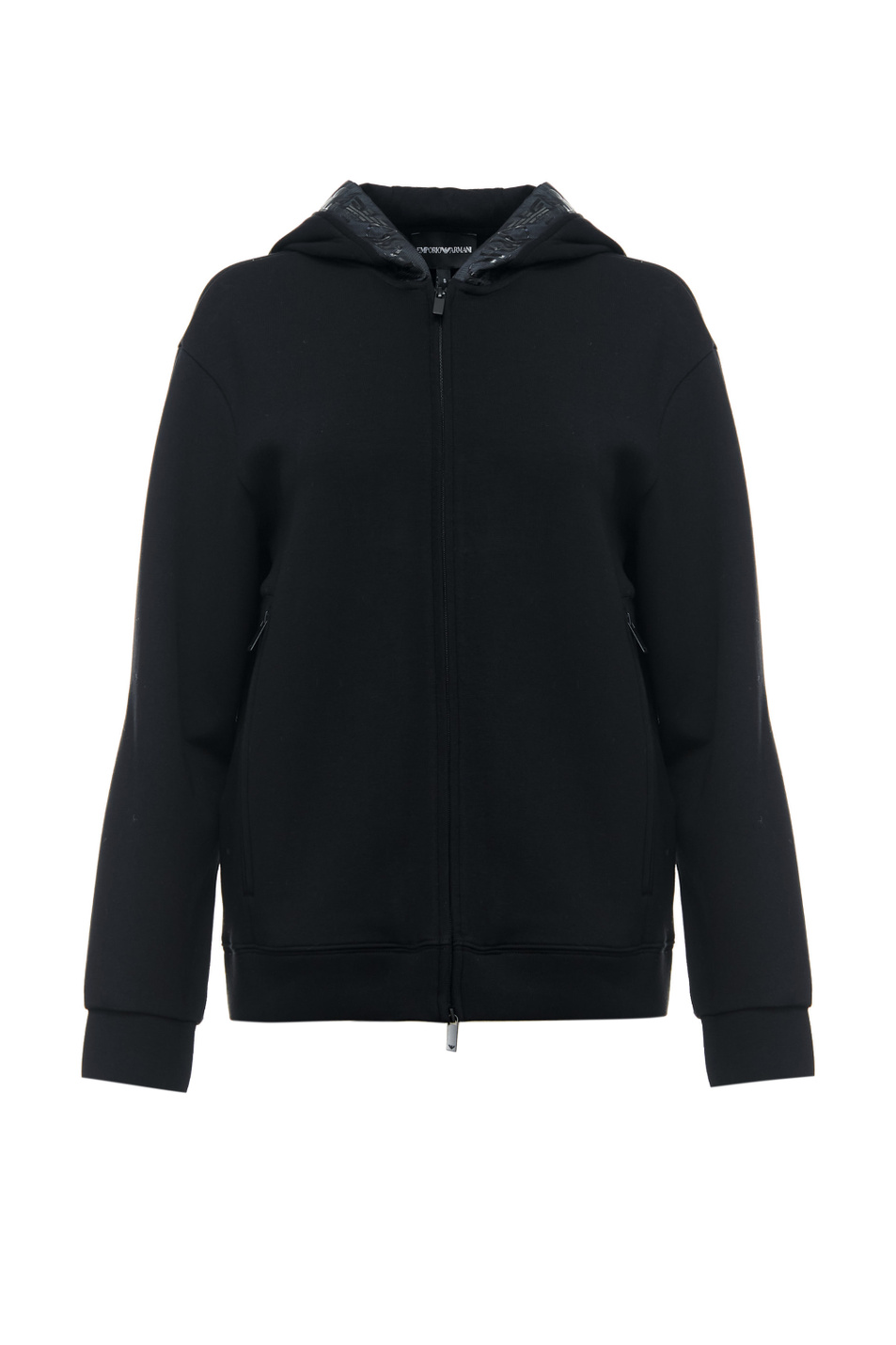 Женский Emporio Armani Толстовка из смесового хлопка на молнии (цвет ), артикул 6L2M6C-1JHSZ | Фото 1
