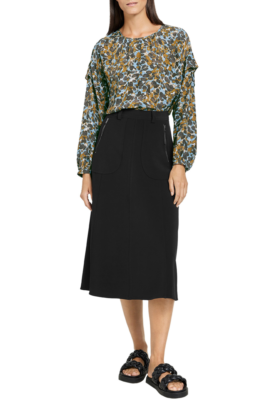 Женский Gerry Weber Юбка с карманами на молнии (цвет ), артикул 711007-66382 | Фото 3