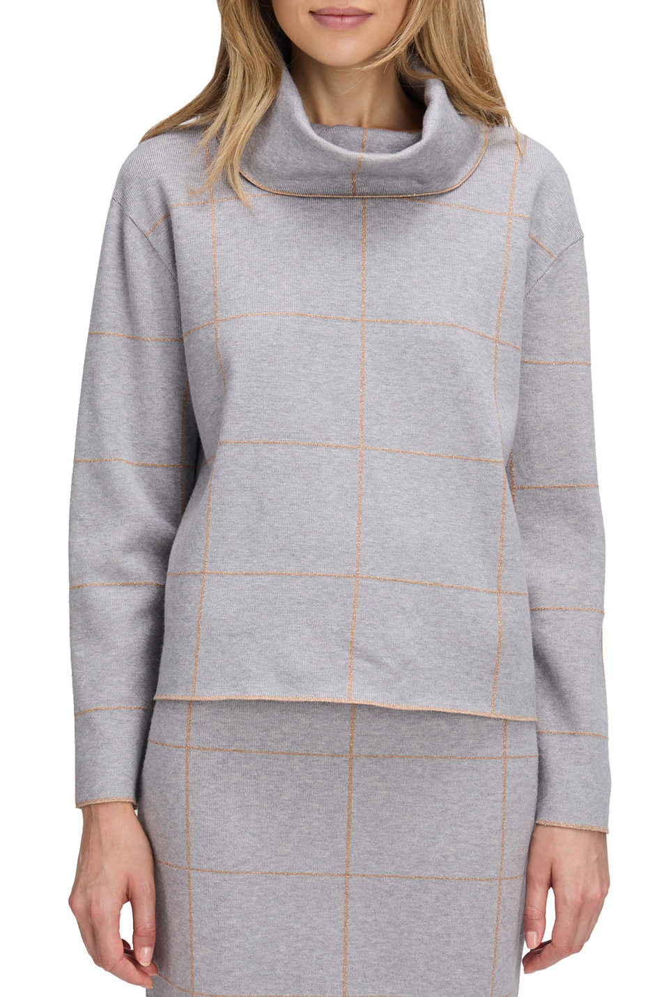 Джемпер с люрексом|Основной цвет:Серый Женский Betty Barclay Джемпер с люрексом (цвет ), артикул 5306/1588 | Фото 4