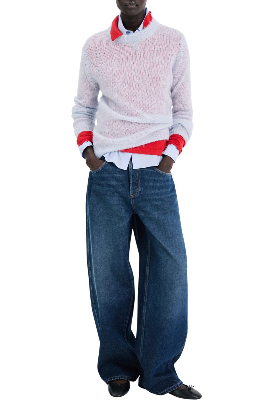 Женский Mango Джинсы ORLANDO со средней посадкой (цвет ), артикул 27024079 | Фото 2