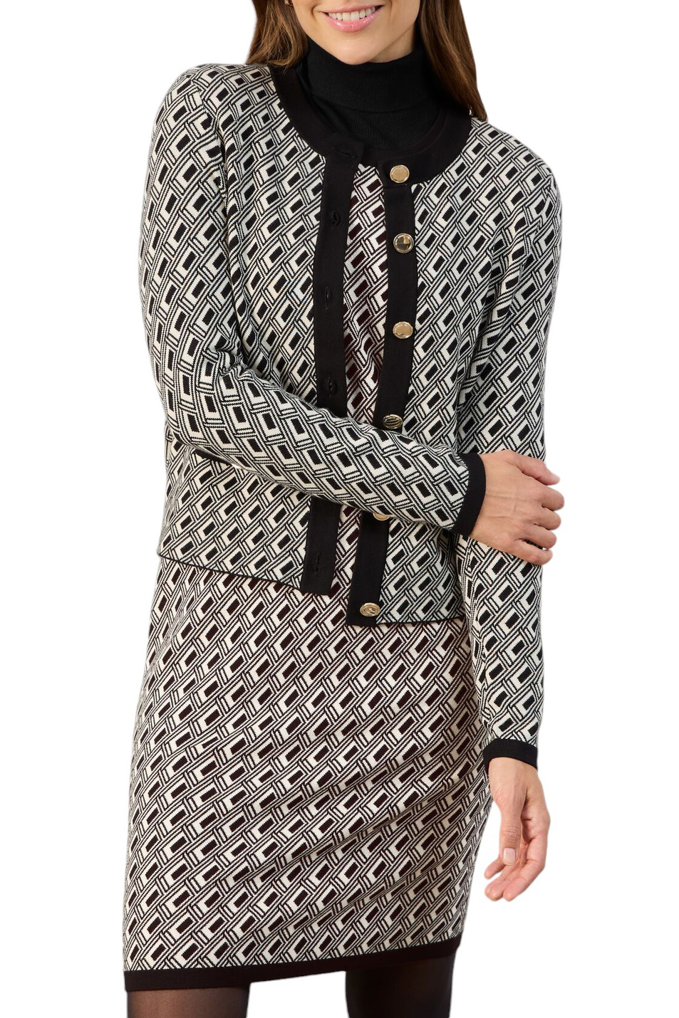 Женский Gerry Weber Кардиган с принтом (цвет ), артикул 430134-35714 | Фото 3