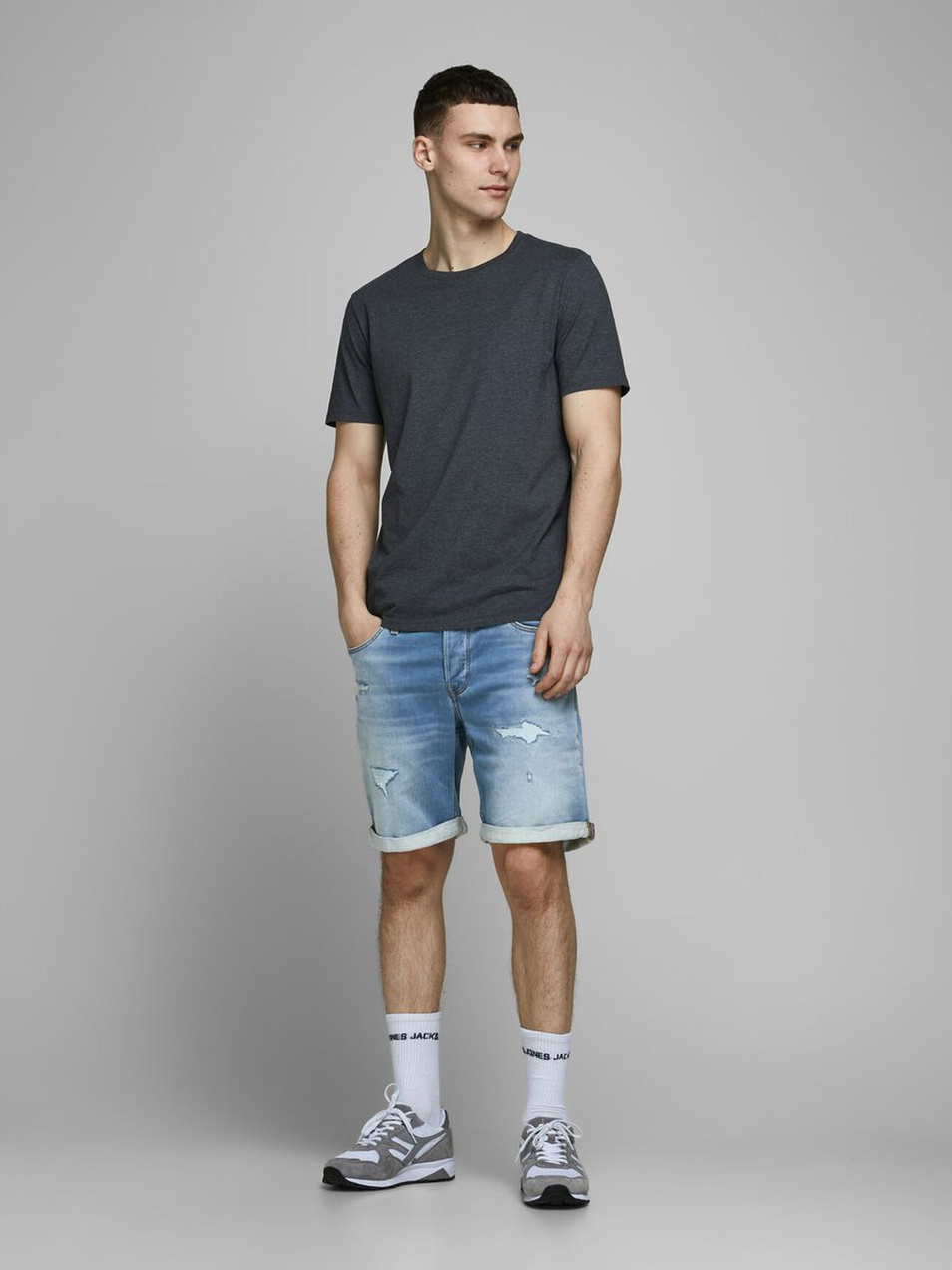 Мужской Jack & Jones Джинсовые шорты (цвет ), артикул 12166272 | Фото 4