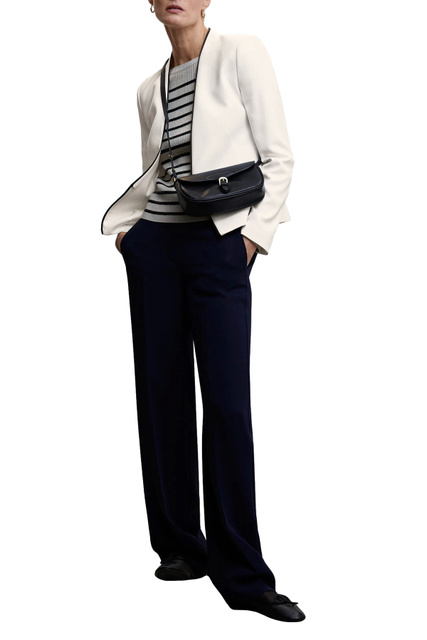 Жакет LELI с контрастной отделкой|Основной цвет:Кремовый|Артикул:47005743 | Фото 2
