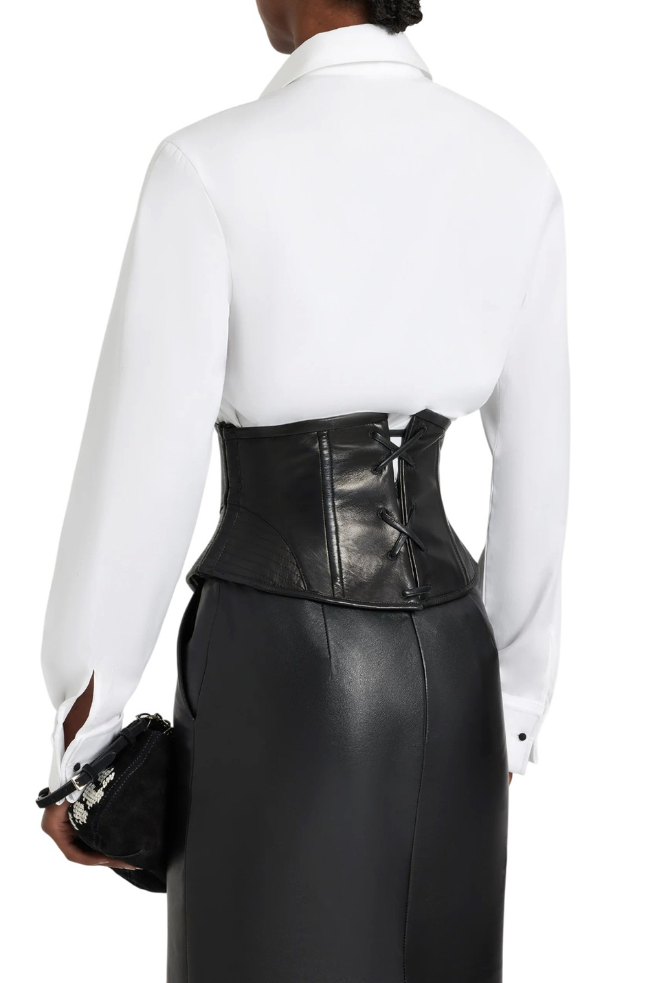 Женский ERMANNO SCERVINO Рубашка-боди из хлопка (цвет ), артикул D472K730BQP | Фото 4