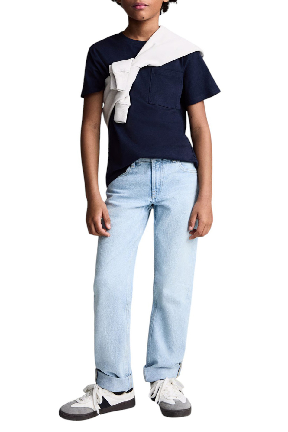 Мальчикам Mango Kids Футболка BASICA8 из хлопка (цвет ), артикул 87043651 | Фото 3