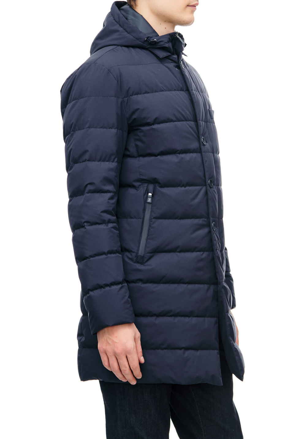 Мужской Herno Куртка стеганая на молнии и пуговицах (цвет ), артикул PI141UL11106 | Фото 4