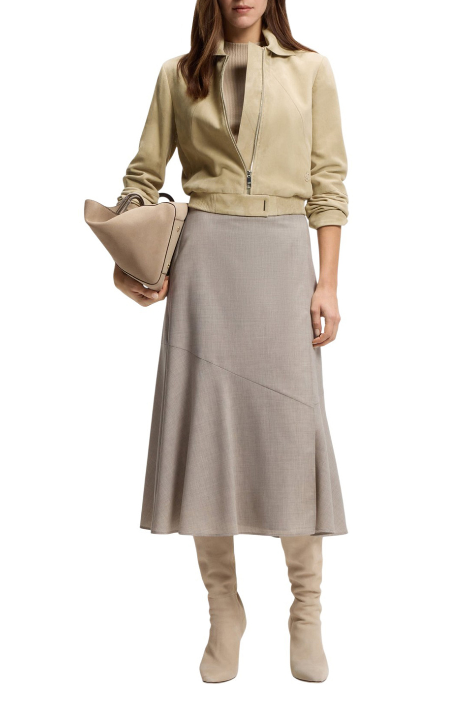 Женский BOSS Куртка Salene из натуральной замши (цвет ), артикул 50552203 | Фото 2