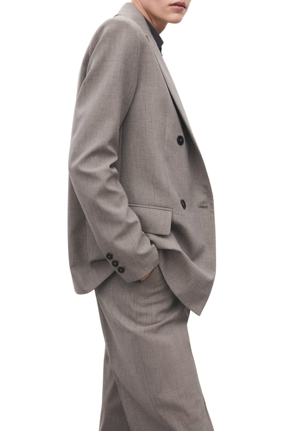 Женский Mango Пиджак PUGLIA двубортный (цвет ), артикул 17007142 | Фото 4