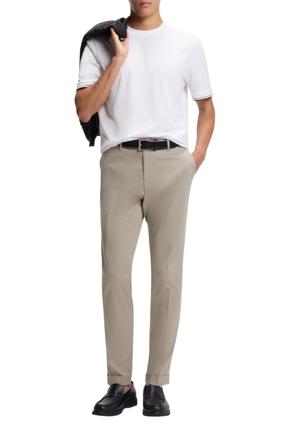 Мужской BOSS Брюки Genius из эластичного хлопка (цвет ), артикул 50555035 | Фото 2
